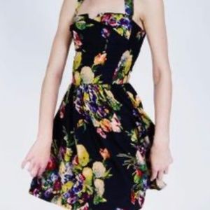 NEW Large Trashy Diva MARTINI FLORAL PLAYSUIT  Trixie MINI Dress Shelf bust L